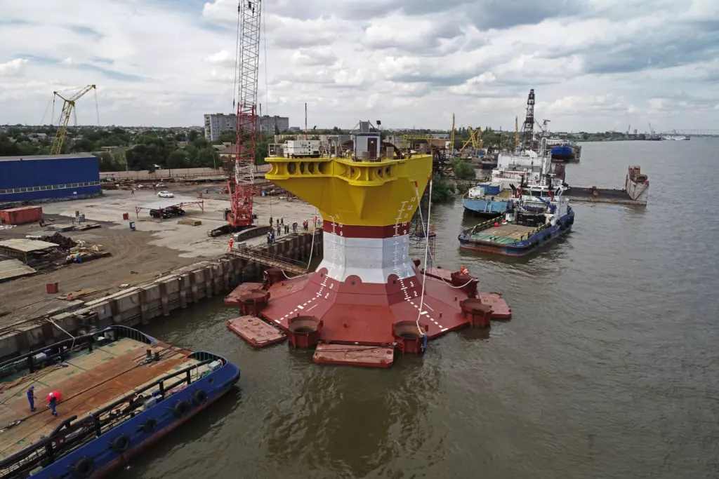 Marine Operations on Transportation and Offshore Installation of V.Filanovskiy Field Wellhead Platform (VI Stage)