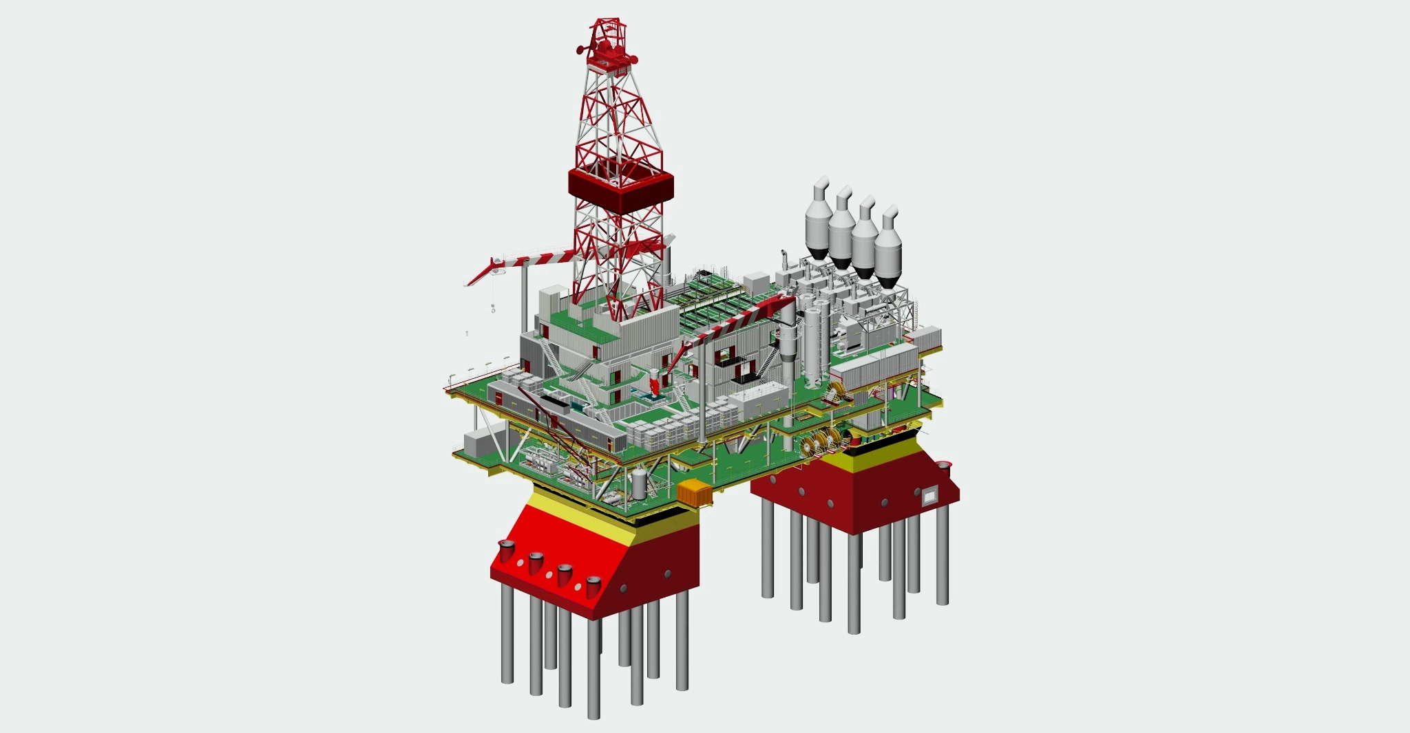 V.Filanovsky Field Development. LSP-1 and LSP-2 Ice-resistant Fixed Platforms and Central Proces