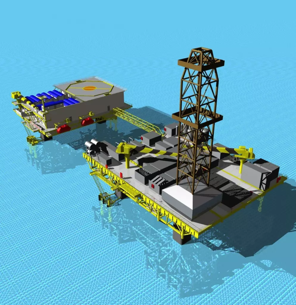 Offshore Fixed Platform for Drilling Exploration Wells on Gelendzhikskaya Structure